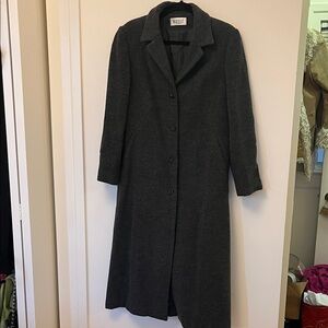 Vintage Gray Wool Coat